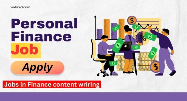 Jobs in personal finance